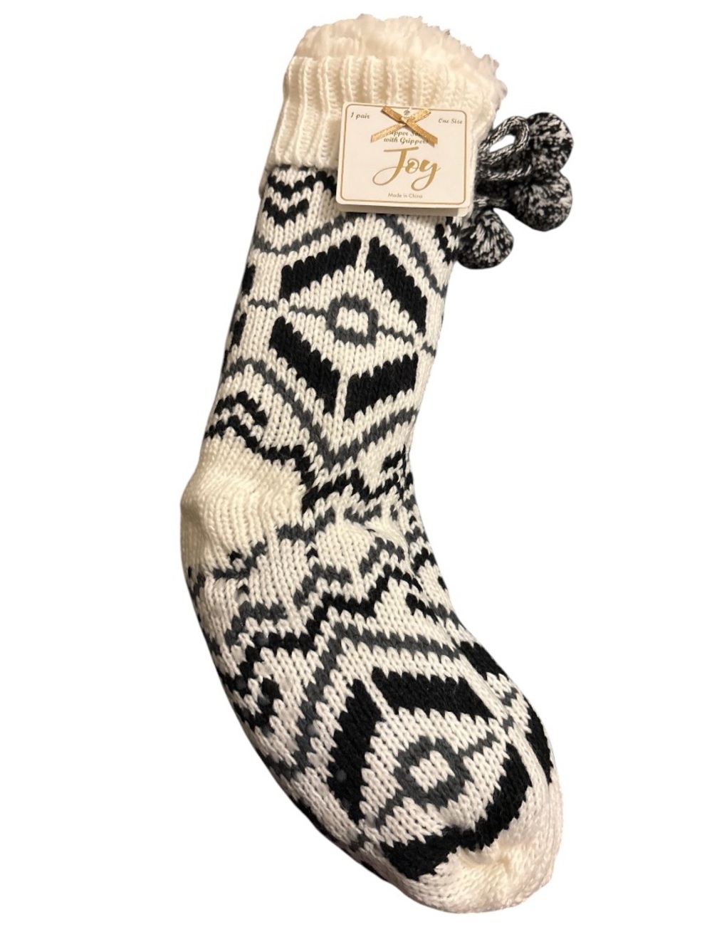 Slipper Socks with Grippers